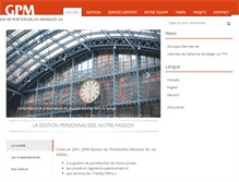 Tablet Screenshot of gpmsa.ch